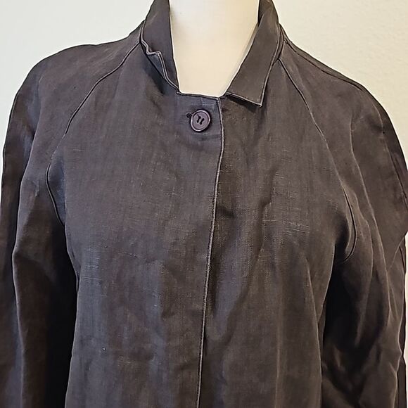 Diane von furstenberg linen blazer size M - Picture 2 of 10